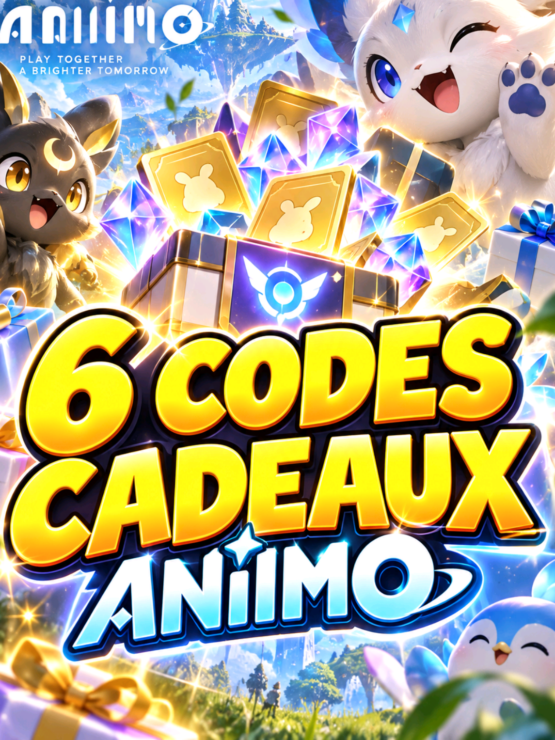 VOICI LES 6 CODES CADEAUX DANS ANIIMO ! NE TRAÎNE PAS TROP AVANT QU'IL NE SOIT PLUS POSSIBLE DE LES UTILISER ! DES RÉCOMPENSES GRATUITES ! #gaming #astuce #aniimo #aniimocreator #aniimofr 