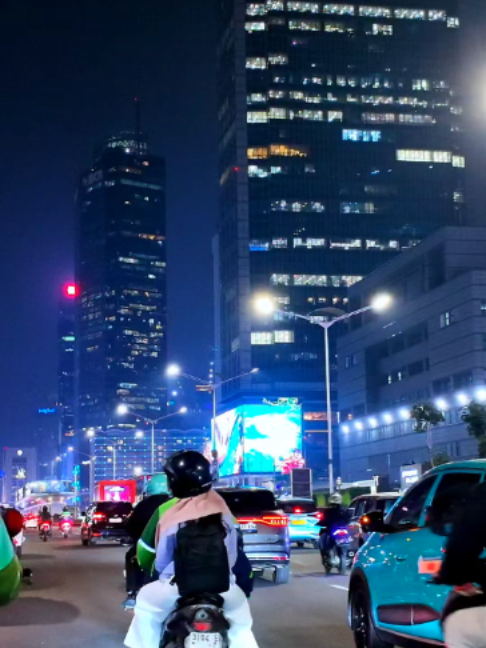 ga tau kmn yg penting jalanin aja #jakartanightvibes #jakartanight #nightride