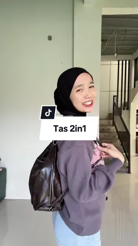Superr lucu bisa jadi 2 model, hemat sih ini😍 #tascewek #tas2in1 #ranselmultifungsi #tasjalan 