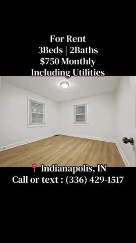 AVAILABLE NOW Location:-4921 Crittenden Ave, Indianapolis, IN 3beds, 2baths Rent :-$750 Contact  Tongol cody on +1 (336) 429-1517 for more information meet your exact needs, please feel free to reach out and I will try to find the best place for you. Welcome home to this beautifully updated 3-bedroom, 2-full-bath home featuring a finished basement and a wonderful blend of charm and functionality. The bright living room welcomes you with curved archways and an inviting atmosphere that flows into the dining room and kitchen. Two bedrooms and a full bath are conveniently located on the main level, while the finished basement offers a spacious primary bedroom with an ensuite bath featuring a tub/shower combo. Enjoy your morning coffee or unwind in the enclosed front porch, surrounded by a wall of windows that fills the space with natural light #indiana #indianapolis #househunting #fyp #viral 