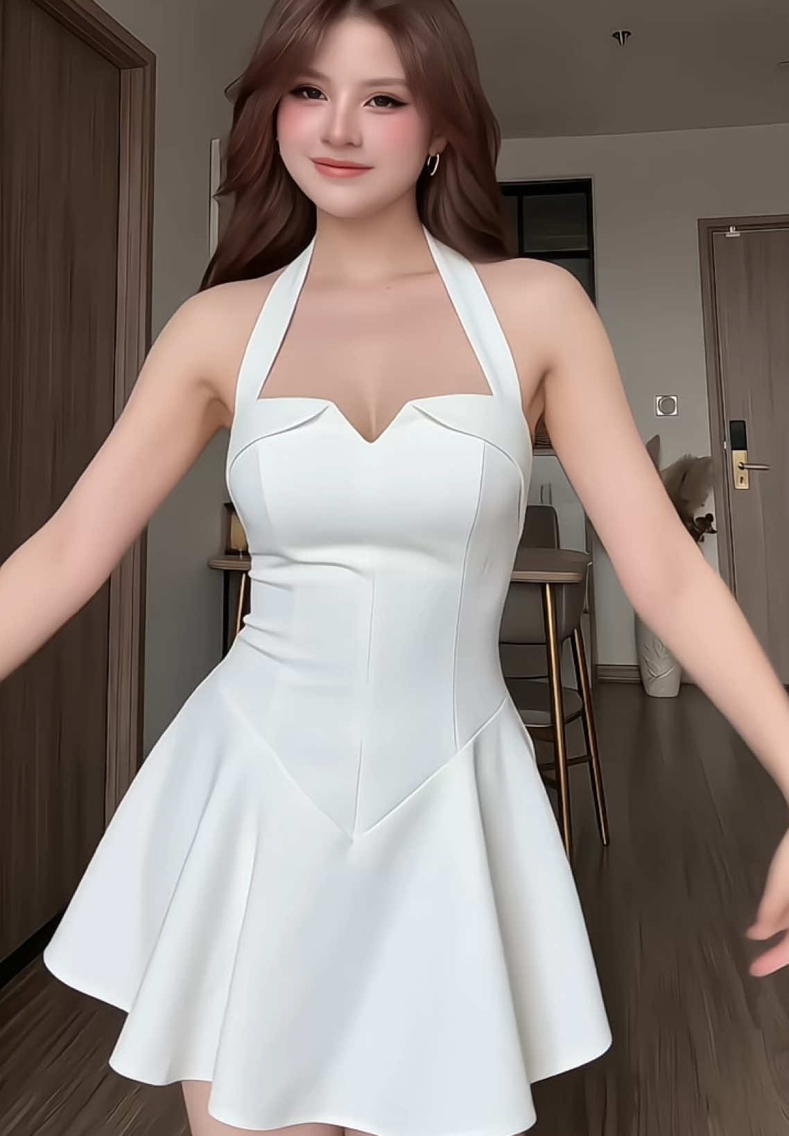 Anh viết đôi bài tình ca #damxinh #damxoe #vaydutiec #outfit 