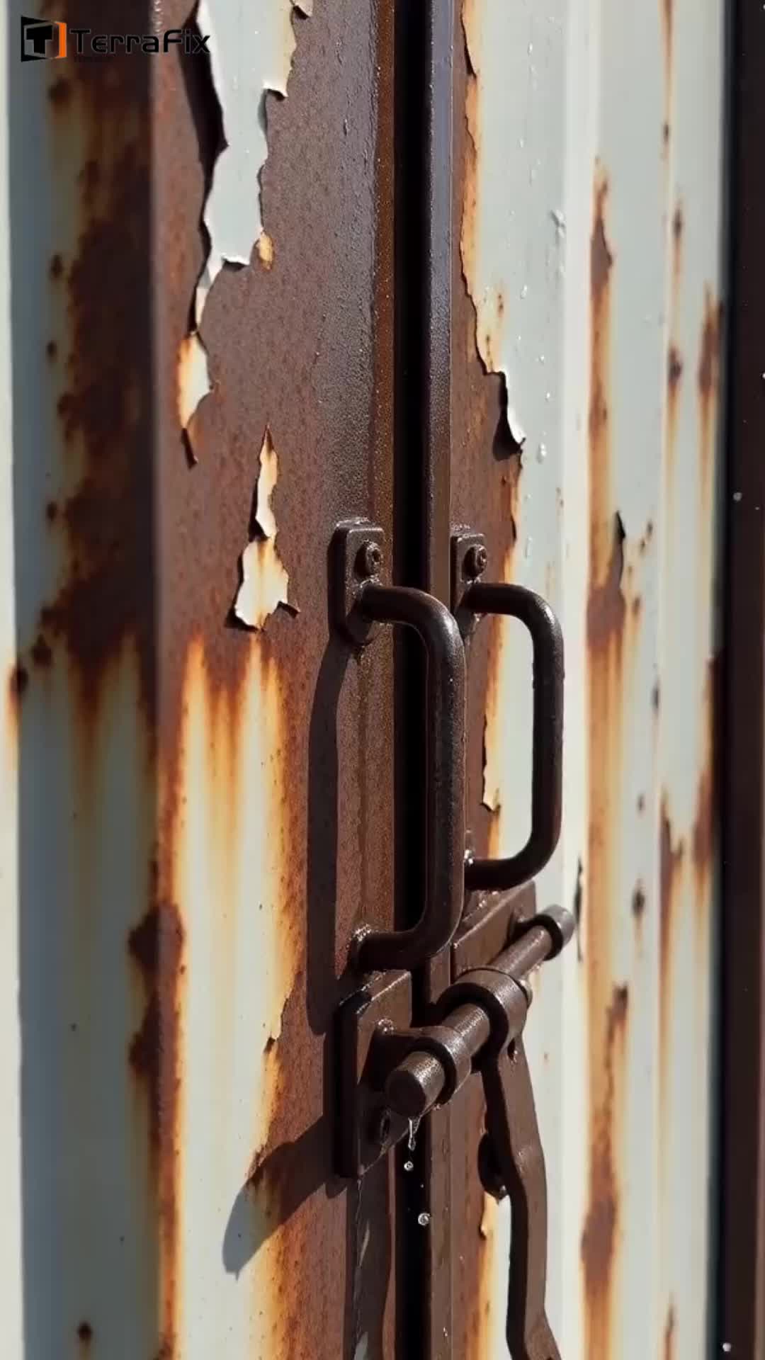 生锈翻新！Anti Rust Metal Paint Indoor Outdoor #FYP #HomeRenovation #DiyPaint #IronGatePaint #EcoFriendlyPaint