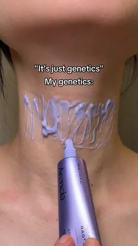 The genetics in question🧬 👀 @Arencia Arencia NAD+ Booster Shot 💜#Arencia #nad #wrinkle #antiaging #koreanskincare 