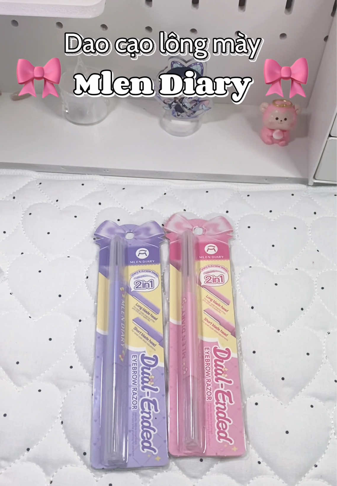 Dạo cạo lông mày Mlen Diary💦💦#mlendiary 