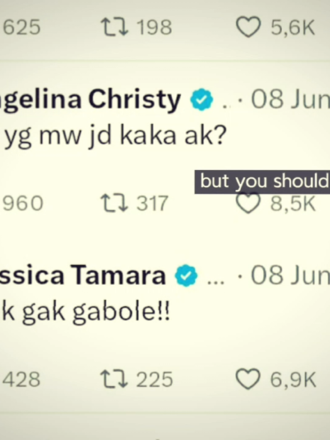 apakah harus nunggu Desember dulu baru beliau inget punya X  #yessicatamara #angelinachristy #ch2 #4upage #masukberandafyp 