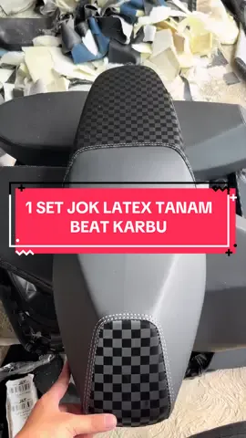 1 set jok latex tanam beat karbu,model catur tengah #jokmotor #jokcatur #jokmotorlatex #beatkarbu #fyp 