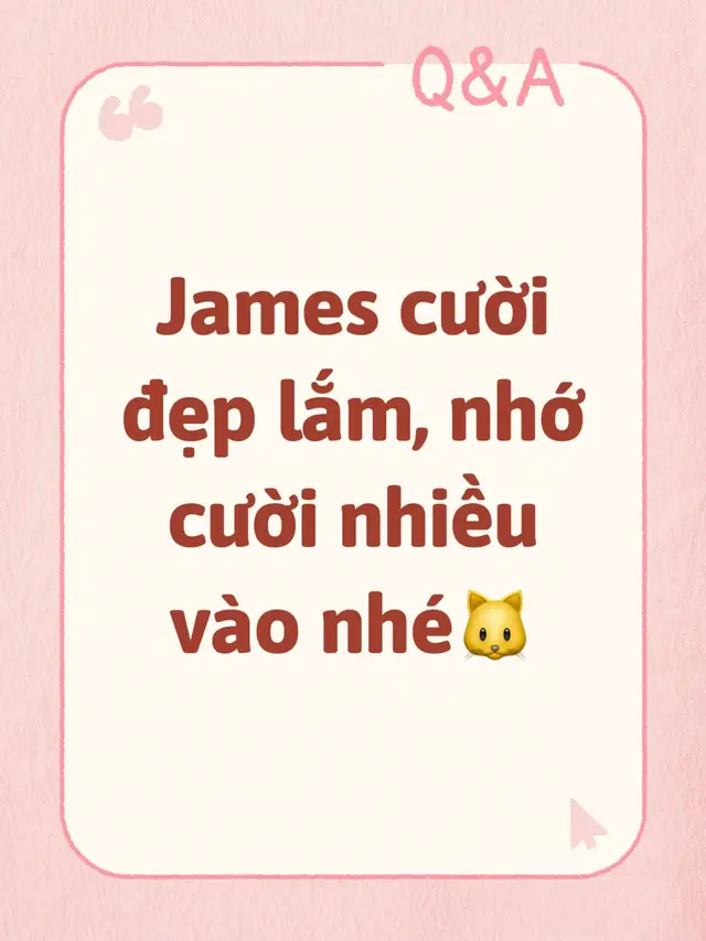 cái má lúm xink xink vs cái râu mèo lm nên thương hiệu🐱#james