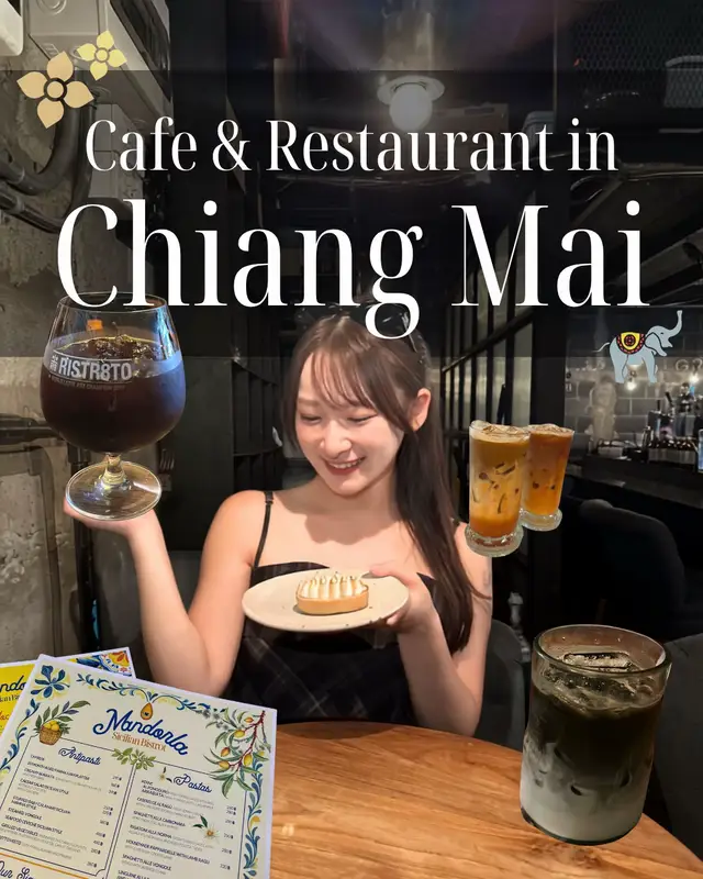 お洒落で保存必須なお店がたくさん♡ それぞれお店の名前も載せてるからチェックしてみてね✔️ #タイ #チェンマイ #thailand #chiangmai 