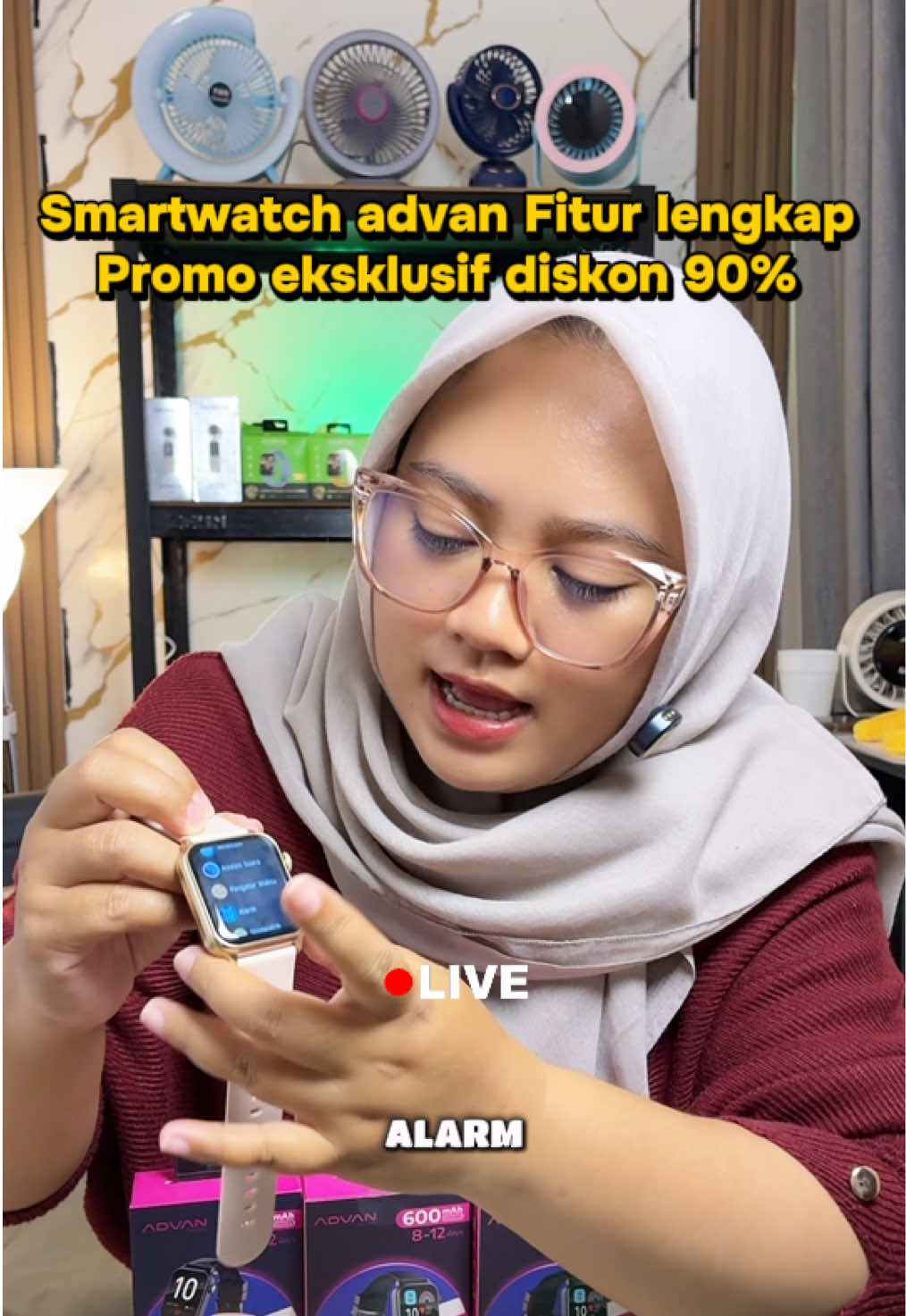 Smartwatch advan SE1 diskon 90% hanya di LIVE! Buruan JOIN LIVE sekarang ‼️ #smartwatch #advan #advanse1 #promo 