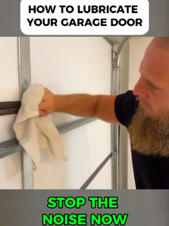 How to Lubricate Your Garage Door | Step-by-Step Guide to Smooth & Quiet Operation. #garagedoor #GarageDoorRepair #DIYHomeRepair #HomeMaintenance #HomeProjects #HowTo #fyp #trendingvideos #viral