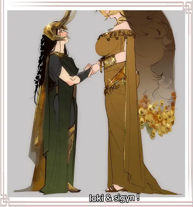 i forgot i can post what i like || #art #fyp #loki #sigyn #asoiaf 