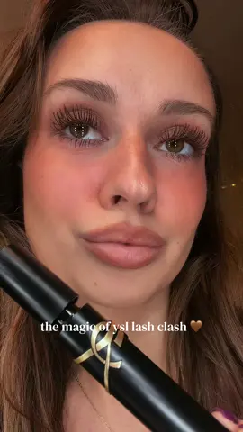 the ysl lash clash is doing what it needs to do 🤝 @YSL Beauty 🤎✨ #YSLBeauty #ysllashclash #mascaratutorial #MakeupTok #BeautyTok