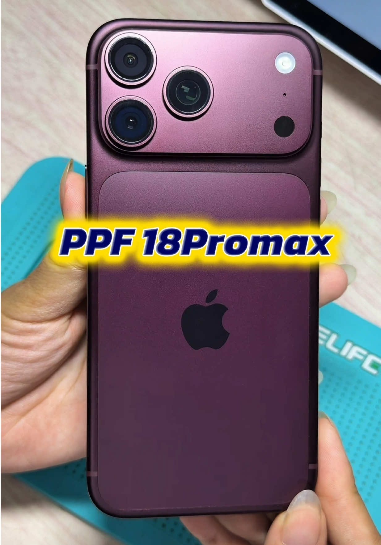 Dán PPF iphone 18promax ghé Phụ Kiện 20k Mỹ Tho nhé ạ #dantienthoaimytho_tiengiang #phukien20kmytho #18promax #iphone18promax #iphone18 