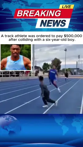 Track Athlete Ordered to Pay $500,000 After Colliding With 6-Year-Old 😳#Lawsuit #CourtCase #TrackAndField #BreakingNews #ViralNews