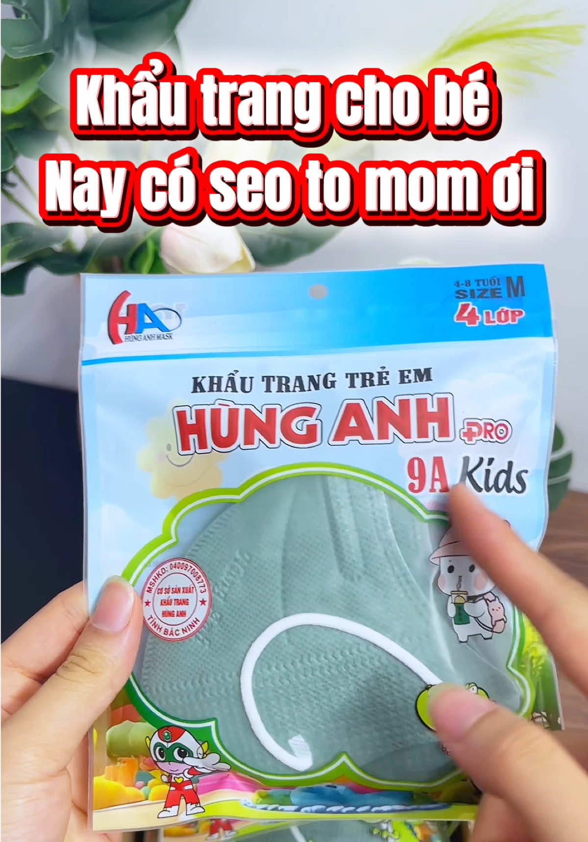 Khẩu trang cho bé Hùng Anh nay đang seo giá hời cho ba mẹ #khautrang #khautrangchobe #hunganh #thegioibimsua0 #dogiadung 