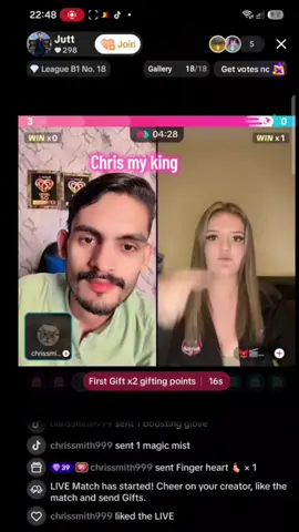 Chris my king#CapCut #tranding #tiktoklive #livegift 
