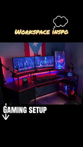 Upgrade your work space, whether it’s for gaming, studio work, or office work. The sale won’t last forever! 🤑 This 79” workstation desk has plenty of desktop space, and lots of features! Read below. ⬇️ FEATURES: • 2 Large Drawers • Keyboard tray • Built-in Power strip • Customizable LED lighting • Large cup holder • Cable management • 2nd level/shelf • Desktop tray underneath • Storage space underneath ~~~~~~~~~~~~~~~ #GamingSetup #office #studio #ugc #tiktokshop   