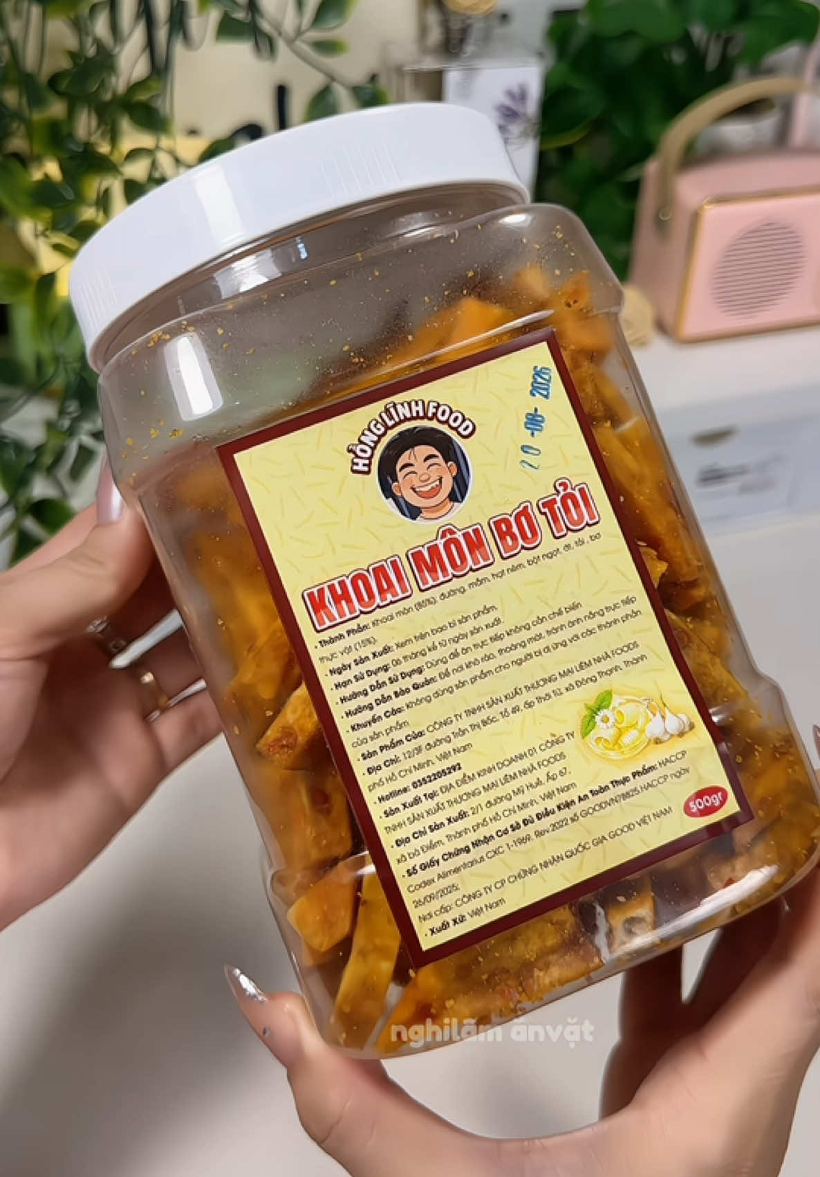 Khoai môn bơ tỏi của người mẹ hiền từ 🤤 #ănvặt #khoaimonbotoi #khoaimonmamhanh #honglinhfood 