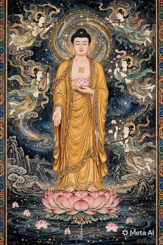 🙏GIEO DUYÊN  BÀI SÁM DI ĐÀ🙏🙏🙏 🙏🙏🙏 Muốn đi có một đường này Nhứt tâm niệm Phật có ngày thoát ra Vậy khuyên phải niệm Di Đà Hồng danh sáu chữ thật là rất cao Hay trừ tám vạn trần lao Tham thiền quán tưởng pháp nào cũng thua Di Đà xưa cũng làm vua Bỏ ngôi bỏ nước vô chùa mà tu Xét ra từ kiếp đã lâu Hiện là Pháp Tạng Tỳ Kheo đó mà Trong khi Ngài mới xuất gia Bốn mươi tám nguyện phát ra một lần Nguyện nào cũng lắm oai thần Nguyện nào cũng nặng về phần độ sanh Vì thương thế giới bất bình Nên chi đầu Phật mà đành bỏ ngôi Thầy là Bảo Tạng Như Lai Bạn là bảo hải tức Ngài Thích Ca Thích Ca nguyện độ Ta Bà Di Đà nguyện mở cửa nhà Lạc Bang Mở ao chín phẩm sen vàng Xây thành bát bửu, đổ đàng thất trân Lưu ly quả đất sáng ngần Lầu châu gác ngọc mười phần trang nghiêm Hoa trời rưới cả ngày đêm Có cây rất báu có chim rất kỳ Lạ lùng cái cảnh phương tây Mười phương cõi Phật cảnh nào cũng thua Phong quang vui vẻ bốn mùa Nước reo có Phật, gió khua nhạc trời Di Đà có thệ một lời Mở ra cõi ấy tiếp người vãng sanh Mười phương ai phát lòng thành  Nhứt tâm mà niệm Hồng Danh của Ngài Hàng ngày trong lúc hôm mai Niệm từ 10 tiếng đến rày ba trăm Khi đi khi đứng khi nằm Chuyên trì niệm Phật lòng chăm phát nguyền Nguyện sanh về cõi Bảo Liên  Là nơi Cực Lạc ở miền Tây phương Đến khi thọ mạng vô thường Thì ngài phóng ngọn hào quang rước liền Biết bao phước đức nhân duyên Đã về cực lạc còn phiền não chi Sự vui trời cũng chơn bì Đêm đêm thong thả ngày ngày vui chơi Sống lâu kiếp kiếp đời đời Không già không chết không dời đi đâu Chúng con sám hối khẩn cầu Nguyện về Cực Lạc hồi đầu Tây phương 🙏 NAM MÔ A DI ĐÀ PHẬT🙏🙏🙏 🙏🙏🙏 🙏Nguyện đem công đức này Trang nghiêm Phật Tịnh Độ  Trên đền bốn ơn nặng Dưới cứu khổ ba đường Nếu có người nghe thấy Đều phát tâm bồ đề Hết một báo thân này Cùng sanh về cõi Cực lạc! NAM MÔ A DI ĐÀ PHẬT🙏 👍🌻Mời bạn Ấn Like và Theo dõi kênh để cùng nhau chia sẻ học tập phát triển bản thân, nuôi dưỡng thân tâm , trân trọng hiện tại và tìm thấy an lạc mỗi ngày bạn nhé. A DI ĐÀ PHẬT🙏 #phatphapnhiemmau #phatphap  #tuhanh  #viral  #trending 