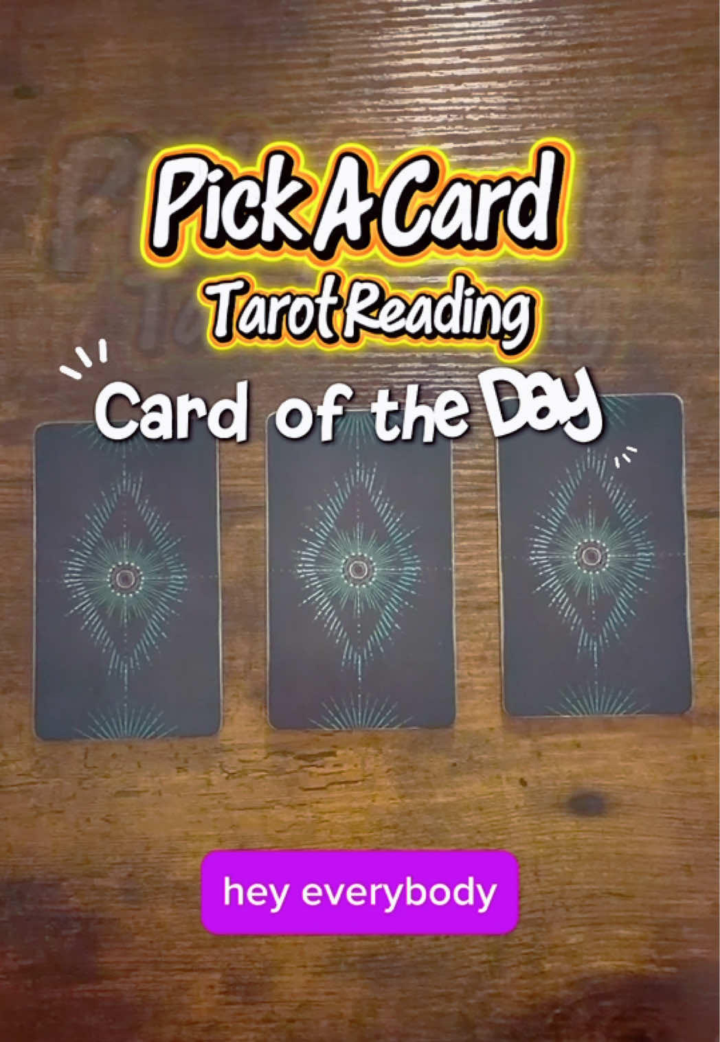 Hi peeps!! Here is your Pick A Card Tarot Reading, Card of the Day! Pick the card (or cards) you’re drawn to, this is the energy for the day! Remember, tarot is not etched in stone! If spirit gives a warning of negative people or energy, you CAN change the trajectory of today’s path if you feel the need. Just make changes. Don’t do something, that was already planned. Change your day around. That shifts the energy. You can do other little things that shift the energy, also. I hope all of you have a wonderful, fantabulous day!! #pickacard #tarotcardoftheday #allsigns #tarotreading #tarotok🔮 