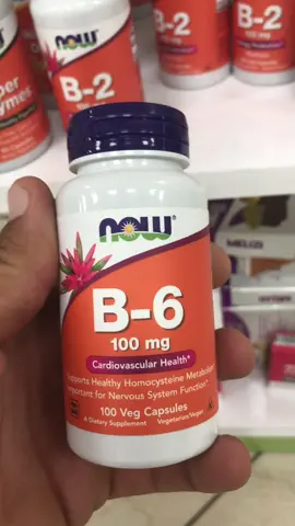 NOW Foods Vitamin B-6 – 100 mg كتقلب على Vitamin B6 لدعم الجهاز العصبي واستقلاب الطاقة والبروتينات؟ ⚡🧠 NOW Foods Vitamin B-6 100 mg فيه 100 mg من Vitamin B6 بصيغة Pyridoxine HCl فكل كبسولة. فيتامين B6 كيلعب دور مهم فعدد كبير من التفاعلات داخل الجسم، خصوصاً استقلاب البروتينات، الدهون والكربوهيدرات، وكيشارك فالتكوين الطبيعي للهيموغلوبين وكريات الدم الحمراء.  ✔️ 100 mg Vitamin B6 فكل كبسولة ✔️ كيدعم الوظيفة الطبيعية للجهاز العصبي ✔️ كيساهم فاستقلاب البروتينات، الدهون والكربوهيدرات ✔️ كيساهم فالتكوين الطبيعي للهيموغلوبين وكريات الدم الحمراء ✔️ كيدعم Homocysteine Metabolism ✔️ Vegan / Vegetarian  💊 طريقة الاستعمال: كبسولة وحدة يومياً مع وجبة.  ⚠️ التركيز ديالو 100 mg عالي، والشركة كتنبه ما تفوتش الجرعة الموصى بها. اختيار مناسب للي كيقلب على Vitamin B6 100 mg لدعم الجهاز العصبي والتمثيل الغذائي. #في#فيتامين_B6ل#الجهاز_العصبيك#مكملات_غذائيةi#VitaminB6o#nowfoods