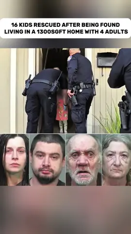 16 Kids Rescued From a 1,300-Sq-Ft Home Shared With 4 Adults#BreakingNews #ChildSafety #CrimeNews #RescueNews #ViralNews