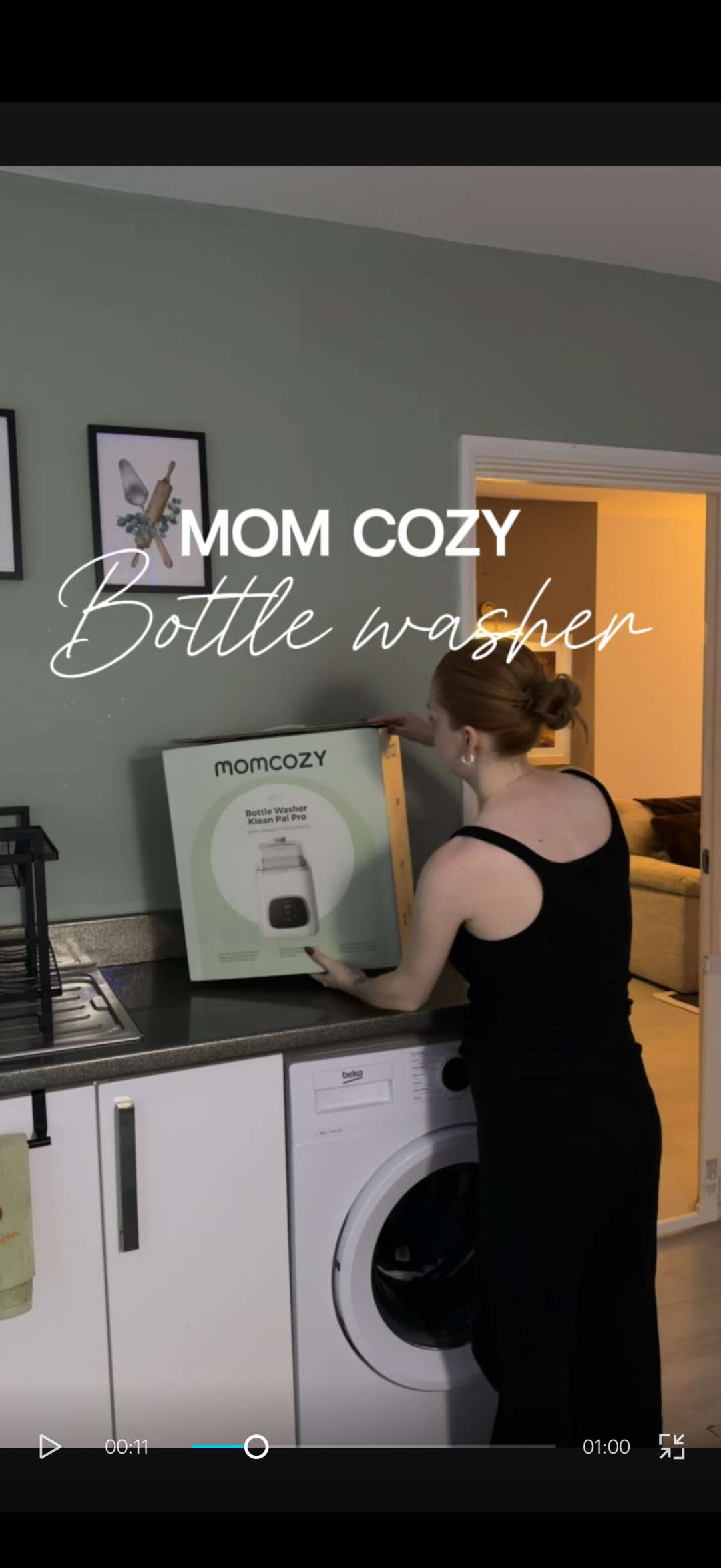 Preparing for baby no2 with @Momcozy Official @MomcozyUK  Use discount code - EMILY225 for 15% off site wide  #momcozy #bottlewasher #nesting #pregnancy #fyp 