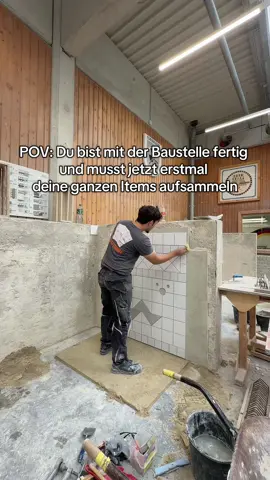 Kb mehr #baustelle #fliesenleger #arbeit #aufräumen #sauber 