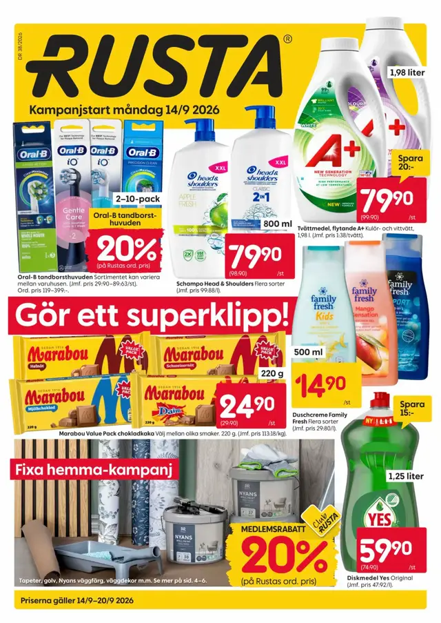 Mina toppval från rustas reklamblad! Det här är produkterna som faktiskt är värda att köpa — bra pris, bra kvalitet och perfekta. #erbjudnade #sparapengar #rusta @Rusta Sverige #löpochköp 
