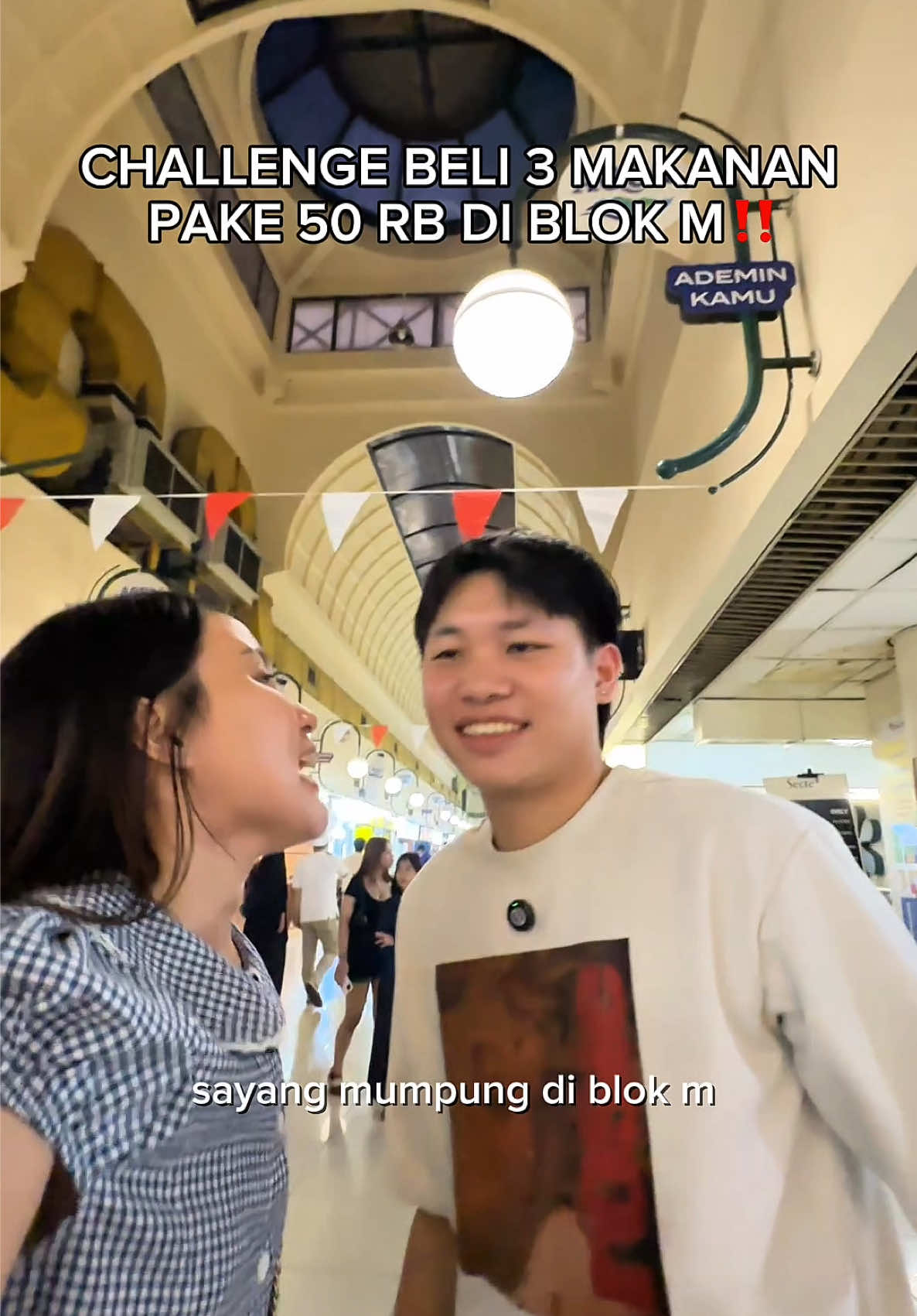 challenge yang lupa aku post seru banget jajan di blok m sama @vincent chenjaya 🥰