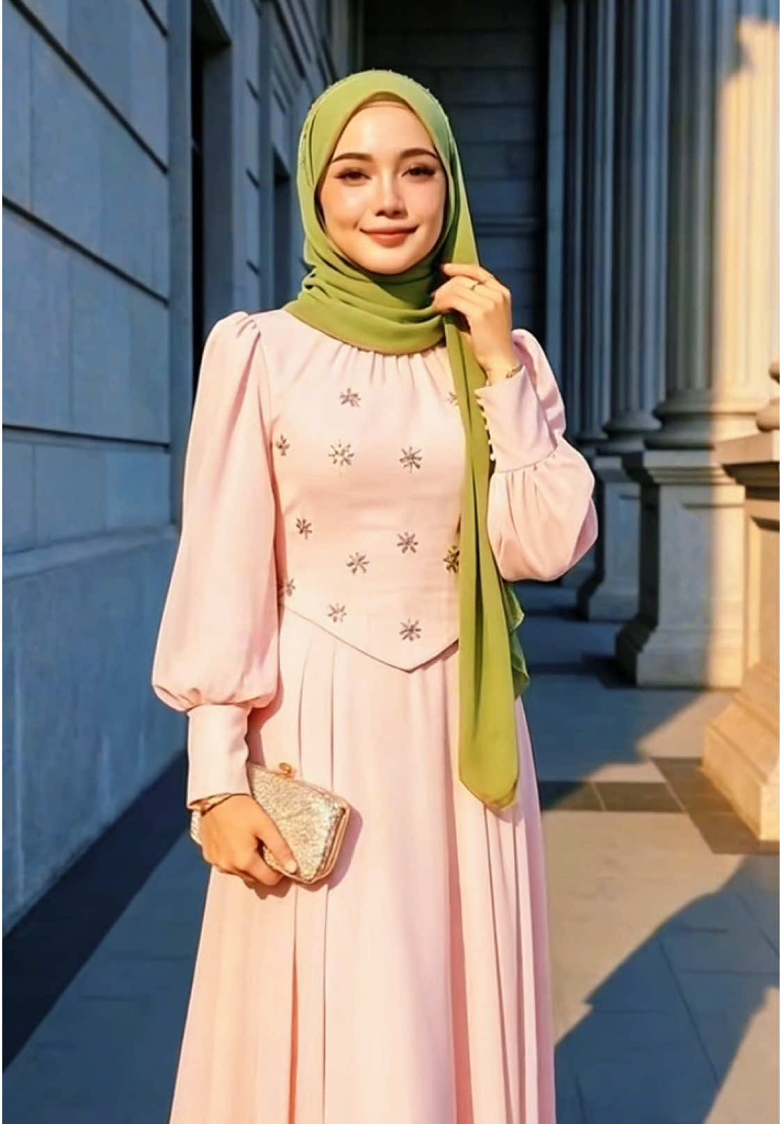 Maxi dress yang terus nampak ayu & elegant ✨ Potongan labuh, flowy dan selesa untuk OOTD Muslimah — sarung je dah nampak effortless cantik 🤍 #MuslimahFashion #MaxiDress #MuslimahOOTD #DressMuslimah #BajuMuslimah   