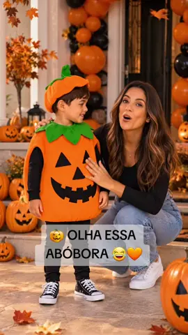 Prontinho pra roubar a cena na festinha 🎃🧡  #fantasiainfantil #fantasiaabobora #halloweeninfantil #festainfantil #tiktokshop
