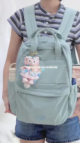 Looking for a backpack that can keep up with you? 👀💖 This one has multiple compartments, is lightweight & waterproof, and comes in different colors to choose from! 🌈😍 Perfect for school, work, daily essentials & travel ✈️📚💻 #BackpackFinds #SchoolBag #WorkBag #TravelBag #DailyEssentials