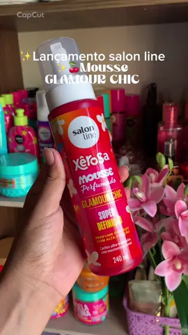 ✨🍒 mousse glamour chic da @Salon Line ele é lançamento está com tudo ##glamourchic##xêrosa##salonline##mousse##hair