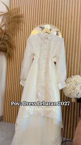 Mashallah mewah banget koleksi dress mewah model terbaru spesial Lebaran 2027 #fyp #gamismewah #gamisterbaru #gamislebaran2027 #gamiskekinian 