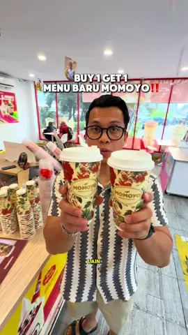 Buy 1 get 1 momoyo varian milktea buruann #gaspoleliteseptember #TikTokGOGASPOL #momoyomilkteabattle #momoyojasmineinstyle #momoyo 