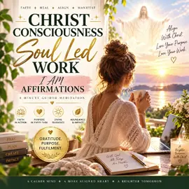 ✝️🌿 Christ Consciousness — Soul-Led Work What if your work didn't have to come from pressure, proving, comparison, or fear? What if you could begin your day by asking: “Jesus, what is mine to do today?” 🤍 Soul-led work is not about doing less or dreaming smaller. It is about allowing your faith, purpose, creativity, values, and work to come into greater alignment with Christ. For me, Christ Consciousness means intentionally bringing my awareness back to Jesus—His love, truth, grace, wisdom, humility, courage, and way of living. It means remembering: ✨ My worth is greater than my productivity. ✨ I don't have to prove myself through achievement. ✨ I can pursue purpose without worshipping success. ✨ I can receive abundance without making money my identity. ✨ I can work with excellence without demanding perfection. ✨ I can serve others without abandoning myself. ✨ I can rest without believing I have failed. And sometimes, soul-led work begins with something very simple: Pray. Listen. Then take the next faithful step. 🙏 A Prayer for Your Work Jesus, lead me today. Lead my thoughts. Lead my decisions. Lead my creativity. Lead the work of my hands. Show me where I am creating from fear and where I am creating from purpose. Release me from comparison and the need to prove myself. Give me wisdom to recognize what is mine to do—and courage to let go of what is not. May my work carry integrity. May my creativity serve. May my ambition remain grounded in what is good. May I receive with gratitude. May I rest without guilt. I will do what belongs to me, and I surrender the outcome to You. Amen. ✝️ ✨ Speak These “I AM” Affirmations I AM rooted in Christ before I am rooted in achievement. I AM more than my productivity. I AM creating from purpose rather than proving. I AM willing to use my God-given gifts courageously. I AM releasing comparison. I AM open to Divine guidance. I AM allowed to receive. I AM committed to integrity. I AM grateful for the work that is mine to do. I AM willing to take the next faithful step. I AM surrendering what I cannot control. I AM allowing Christ to guide the way I work, create, serve, and lead. 🌿 Faith in action. 🤍 Purpose in every task. ☀️ Divine guidance. ✨ Abundance & impact. You don't need to know the entire path today. Pray. Plan. Create. Serve. Trust. Do what is yours to do—and leave room for God to lead you somewhere you hadn't planned. ✝️ 💗 Save this for the mornings when work feels heavy, and send it to someone building something meaningful with God. What are you asking Jesus to guide in your work today—PURPOSE, COURAGE, WISDOM, CREATIVITY, DIRECTION, or SURRENDER? With love, Monika 🤍 Azura Heart | Unlock Your Soul's Potential #ChristConsciousness #SoulLedWork #IAMAffirmations #JesusChrist #FaithAtWork 
