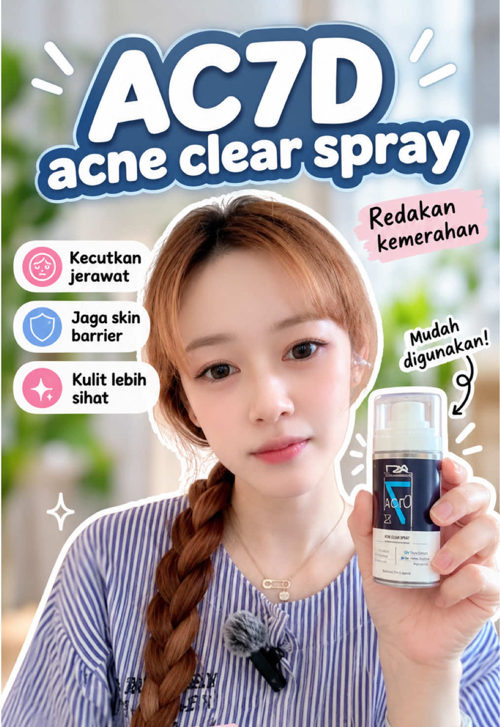 spray spray je jerawat kecut. kulit halus. jom spray! #ac7d #acnespray #acnespraychallenge 