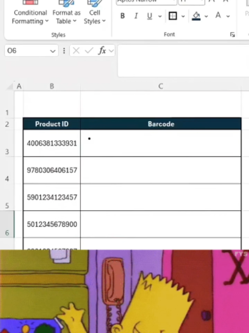 Scannable Barcodes in Excel Did you know you can create scannable barcodes directly in Excel? This can be useful when managing products, inventory, customer records, orders, or other business data. With the right setup, you can turn information such as: Product IDs Customer IDs Order numbers Item codes Inventory numbers into barcodes that can be printed and scanned using a compatible barcode scanner or mobile device. The key is to understand how the barcode format, Excel data, and scanning process work together. Small Excel tricks like this can make everyday business tasks much faster and more organized. Save this post if you work with Excel and inventory or business data. Want to learn Complete Data Analytics through 1:1 training? Advanced Excel Power BI SQL Python Complete Data Analytics For 1:1 training and further details, contact me at +92 325 7369939. #Excel #ExcelTips #ExcelTricks #MicrosoftExcel #AdvancedExcel #Barcode #BarcodeScanner #InventoryManagement #DataAnalytics #DataAnalyst #PowerBI #SQL #Python #ExcelTipsAndTricks