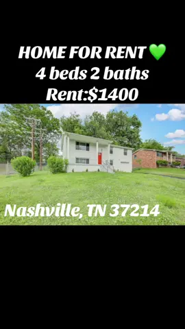 🏡✨ NASHVILLE RENTAL AVAILABLE — $1,400/MONTH! ✨🏡 Looking for a rental in Nashville, Tennessee? This property is listed at $1,400/month and may be worth checking out if you’re currently searching for a place to call home. 🔑🏠 📍 Address: 631 Truxton Ct, Nashville, TN 37214 💰 Rent: $1,400/month 📩 Interested in more information? Send me a direct message with your name and contact number so your information can be forwarded to the landlord for additional details about the property, availability, and rental requirements. ⭐ Save this post so you can find it later. 📲 Share it with someone searching for a rental in Nashville. 🏠 Follow for more rental listings and updates! #NashvilleRentals #NashvilleTN #TennesseeRentals #RentalHomes #HouseHunting