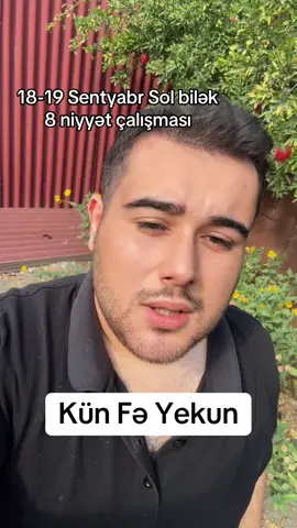 8 Niyyət çalışması 14 azndir 