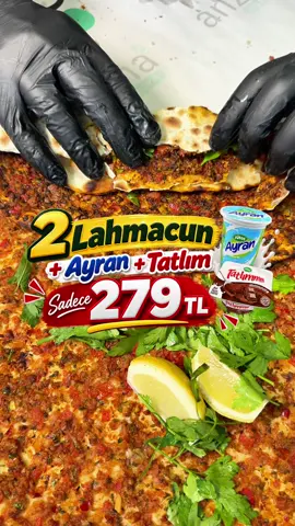 Bu menünün sonu tatlı bitiyor! 😋 🔥 2 lahmacun + ayran + tatlı 💥 Hepsi sadece 279 ₺! Lahmacunun tadını çıkar, ayranla ferahla, tatlıyla noktayı koy! ❤️ Birlikte gideceğin arkadaşını etiketle, Anzelha Lahmacun’da buluşalım! 👇 #AnzelhaLahmacun #Anzelha #Lahmacun #LahmacunKeyfi #tatlıbirmola 