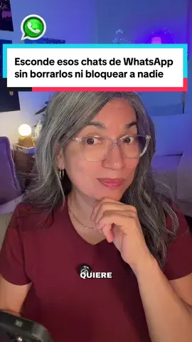 Esconde esos chats de WhatsApp sin borrarlos ni bloquear a nadie Esconde esos chats de WhatsApp con llave, sin borrarlos ni bloquear a nadie 🔒 #CreceConIvonne #WhatsAppTips #PrivacidadWhatsApp #SeguridadWhatsApp #AprendeWhatsApp