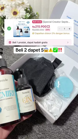 gercepinn mumpung promoo #bonviehaircare #bonviehairtonic #ketombe 