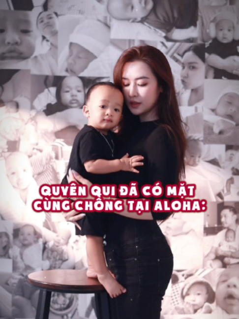 Quyên Qui đã có mặt cùng chồng tại Aloha 😃#alohamedia #alohababystudiovn #chupanhchobe #fyp