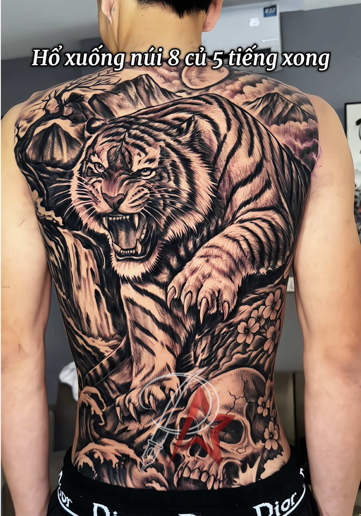 Dân chơi là phải chơi được Hổ xuống núi #tattoo #xamhinhnghethuat #puretattoo #xamhinhhanoi #tattoos 