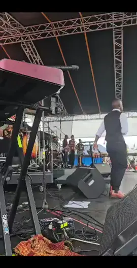 #The Mogu's  playing on stage with Bongas  How talented these girls are. #Gifted