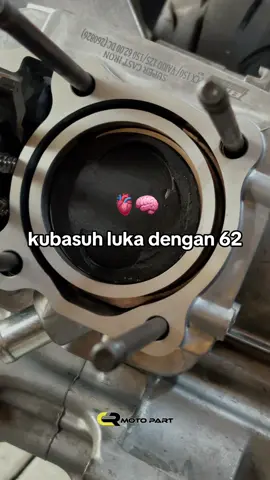 Entah siapa yg menyakiti owner pcx ini sampe up ke 62🙂 #crmotopart #brt #boreup #racing #pcx150 