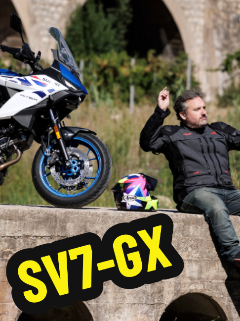 Te cuento en 2 minutos todos los detalles de la @suzukimotoes‬ SV7-GX, una sport-turismo con carácter que recupera el añorado motor V-Twin de 650 cc y que aspira a ser la Suzuki más vendida en España. #motos #suzuki #sv7gx #motociclismo