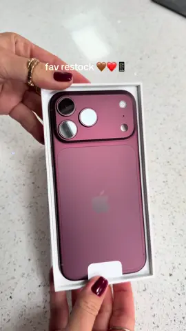 Fav restock ❤️♥️📱 #iphone #iphone18promax #asmr #fyp #restock 